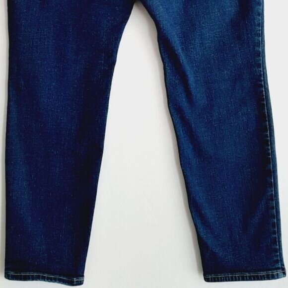 OLD NAVY | Rockstar Super Skinny Mid-Rise Crop Ankle Blue Jeans Sz 16 Petite - Picture 7 of 11